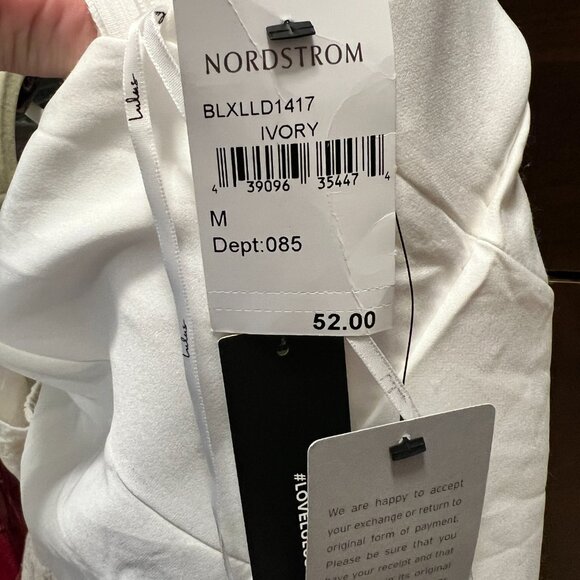 Lulu's Play on Curves Ivory Backless Dress NWT - Picture 9 of 14